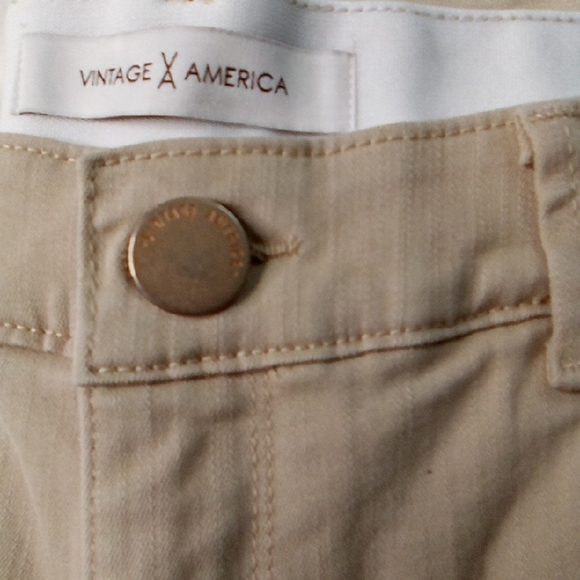 Vintage America Women's Tan Jeans - Picture 4 of 11